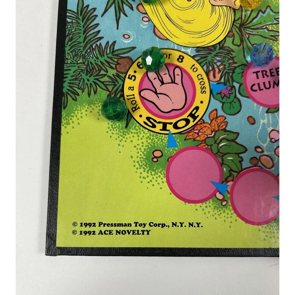 Vintage 1992 Pressman TREASURE TROLLS Wishstone Gems Kids Board Game COMPLETE